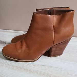 RACHEL COMEY MARS ANKLE BOOTS WHISKEY 6.5 LEATHER